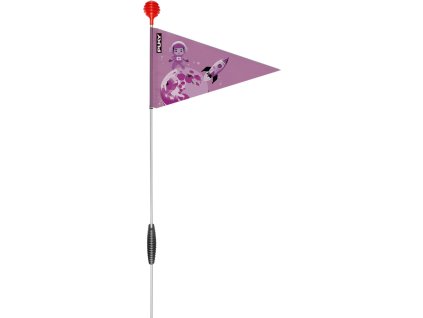 PUKY Bezpečnostní vlajka, perky purple