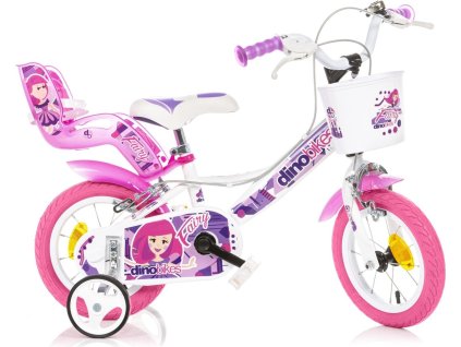 Dino Bikes - Dětské kolo 12" 124RSN-05FY Fairy - bílý