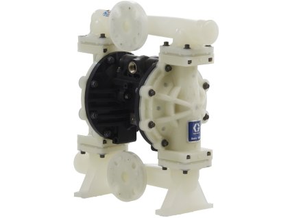 Graco 649351 - Membránové čerpadlo Husky 1050, vodivý PP, koncová příruba, střední část vodivý PP, sedla PP, koule PTFE a membrána PTFE - pro externí ovládání vzduchovým solenoid ventilem