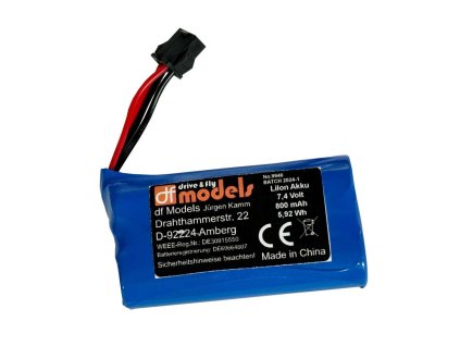 DF models Li-Ion Aku 7,4 V / 800mAh pro 9945