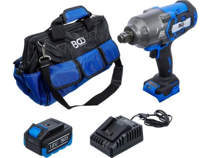 Sada AKU rázového utahováku, 1200 Nm, 18 V - BGS 7391