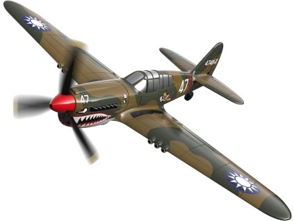 Volantex RC letadlo P-40 Warhawk RTF se 6ti osou stabilizací z odolného EPP materiálu