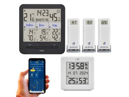 TFA 35.8109 - Sada WiFi brány TFA.me a bezdrátového teploměru TFA 30.3075.01