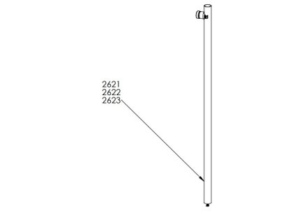jessberger 2622 vnejsi trubka 1000mm