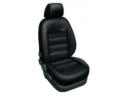 Autopotahy TOYOTA VERSO-S, od r. 2011, AUTHENTIC LEATHER černé  + OPTIMÁL utěrka na auto i úklid Smart Microfiber zdarma