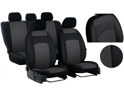 Autopotahy DACIA LODGY 5 MÍST, od r. v. 2012-2016, ROYAL-2  + OPTIK utěrka 20x20 cm Smart Microfiber zdarma