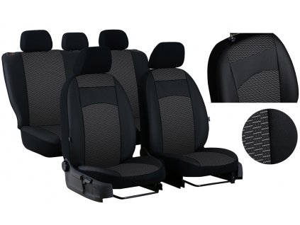 Autopotahy SEAT ARONA, od r. 2017, ROYAL-8  + OPTIK utěrka 20x20 cm Smart Microfiber zdarma
