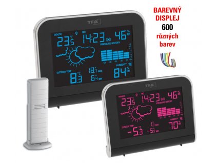 TFA 35.1148.01.IT - Meteostanice s barevným displejem  Sphere