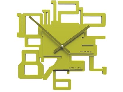Designové hodiny 10-003 CalleaDesign Kron 32cm (více barevných variant) Barva vínová červená-65 - RAL3003