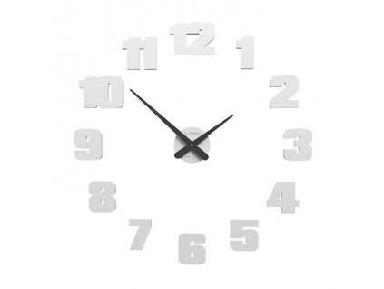 Designové hodiny 10-308 CalleaDesign 65cm (více barev) Barva stříbrná-2 - RAL9006