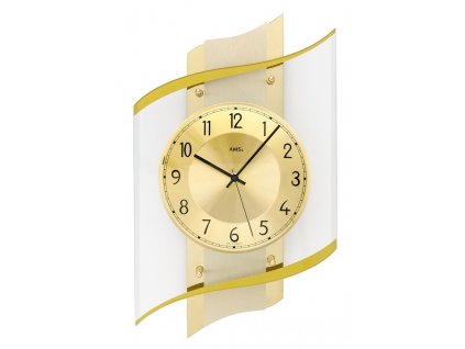 Designové nástěnné hodiny 5515 AMS řízené radiovým signálem 48cm