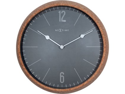 Designové nástěnné hodiny 3509gs Nextime Cork 30cm
