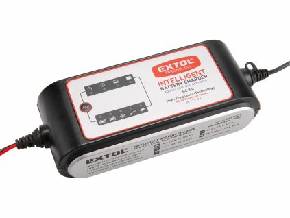 Autonabíječka 9stupňová, řízená mikroprocesorem, 12V, 8A EXTOL-PREMIUM