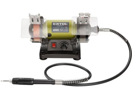Bruska stolní dvoukotoučová s přímou bruskou 120W EXTOL-CRAFT