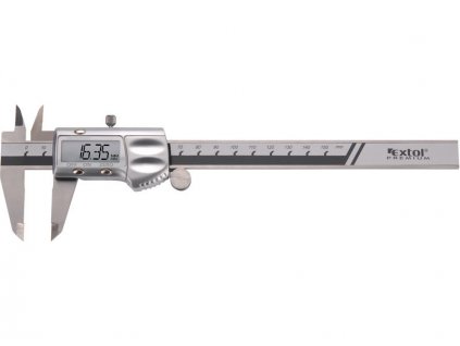 Měřítko posuvné digitální kovové, 0-150mm, rozlišení 0,01mm, NEREZ EXTOL-PREMIUM