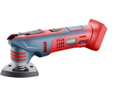 Bruska multifunkční aku SHARE20V, rychloupínací, 20V Li-ion, bez baterie a nabíječky EXTOL-PREMIUM