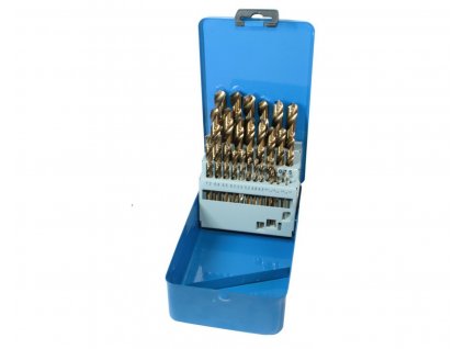 Sada vrtáků HSS do kovu, 1.5 mm - 13 mm, 29 kusů QUATROS