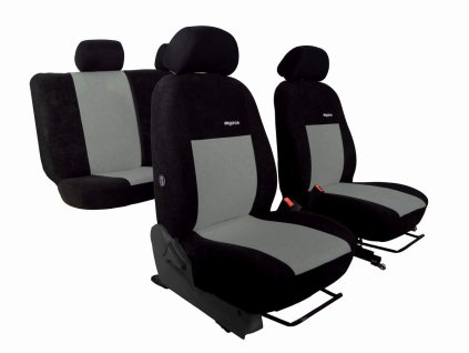 Autopotahy ELEGANCE ALCANTARA cerno sede