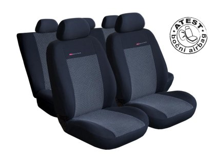 Autopotahy Nissan Qashqai II,se zadní loketní opěrkou,od r. 2013, antracit  + OPTIK utěrka 20x20 cm Smart Microfiber zdarma