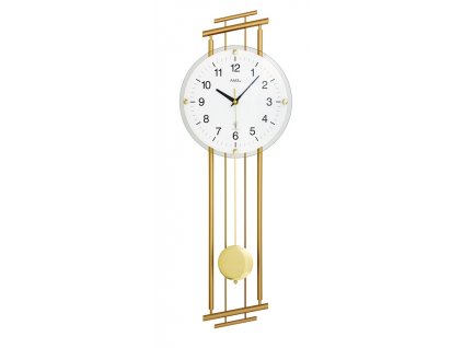 Designové nástěnné hodiny 5315 řízené rádiovým signálem AMS 65cm