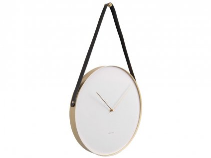 Designové nástěnné hodiny 5767WH Karlsson 34cm