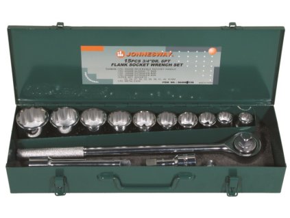 408309 gola sada 3 4 12hranne hlavice 14 kusu 22 50 mm jonnesway s04h6315s