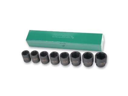 Sada nástrčných úderových hlavic 3/4", 8 ks, 24-41 mm - JONNESWAY S03A6308S