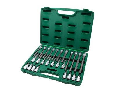 Sada hlavic XZN, 1/2”, velikosti M5-M16, 26 kusů - JONNESWAY S64H4126S