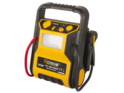 Booster 4 v 1 , LED svítilna, kompresor a USB nabíječka - HT690101