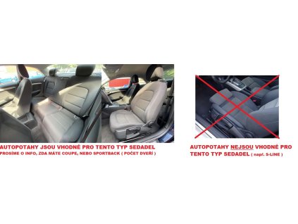 Autopotahy AUDI A5 8T SPORTBACK, COUPE, od r. 2007-2016, AUTHENTIC DOBLO, matrix šedý
