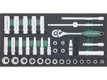 421791 modul penovy gola sada 3 8 hlavice 6hranne a torx e 36 dilu jonnesway s04h3136kv