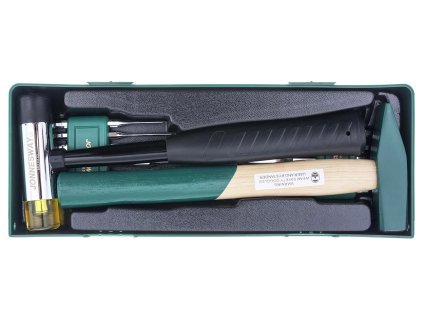 408531 zamecnicka sada kladiva palice sekacu a vyrazecu 13 ks v kazete jonnesway m09513sp