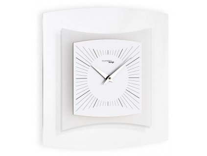 Designové nástěnné hodiny I059BN white IncantesimoDesign 35cm