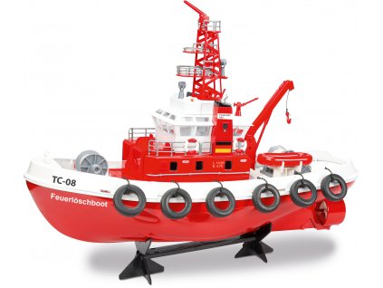 Carson RC hasičská loď Feuerlöschboot TC-08 s funkčním vodním dělem