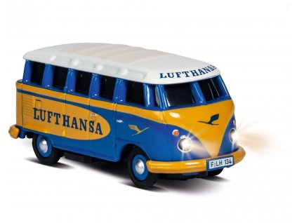 CARSON VW T1 Samba Bus Lufthansa 1:87, LED, plně proporcionální, RTR