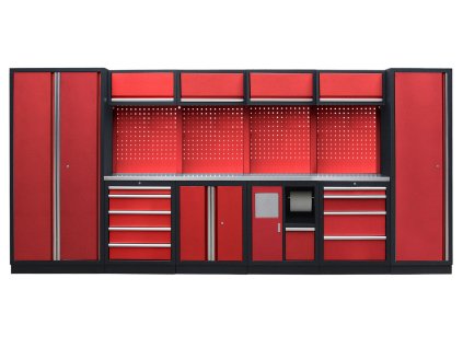 Kvalitní PROFI RED dílenský nábytek 4235 x 495 x 2000 mm - RTGS1300AG