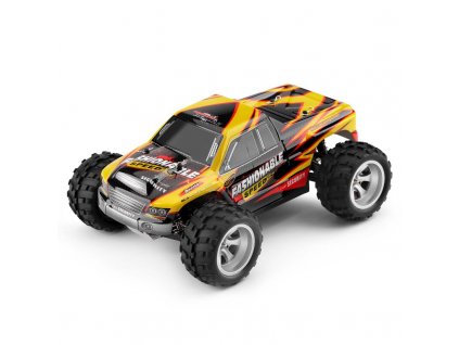 Siva RC auto Monster Truck Fire Flamer 1:18 RTR sada 4WD 2,4Ghz