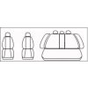 Autopotahy BMW 3, E-46, LIMUZINA, od r. 1998-2007, AUTHENTIC DOBLO, žakar červený  + OPTIMÁL utěrka na auto i úklid Smart Microfiber zdarma v hodnotě 329,-Kč