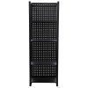 Kovový regál s děrovanou deskou, 680 x 458 x 2000 mm - TJA680
