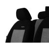 Autopotahy FORD FIESTA VI, od r. 2002-2008, ELEGANCE šedé  + OPTIK utěrka 20x20 cm Smart Microfiber zdarma