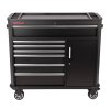 Široký dílenský vozík s nářadím, 130 dílu - AH9407
