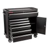Široký dílenský vozík s nářadím, 130 dílu - AH9407