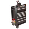 Široký dílenský vozík s nářadím, 130 dílu - AH9407