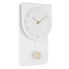 Designové kyvadlové nástěnné hodiny 5779WH Karlsson 39cm