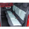 Autopotahy OPEL COMBO,  2 STOLKY, 2 LOKETNÍ OPĚRKY,  DĚLENÝ 2/1, od 2018, grafit  + OPTIK utěrka 20x20 cm Smart Microfiber zdarma