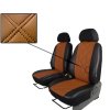 Autopotahy Škoda Octavia I, kožené EMBOSSY, dělené zadní sedadla, béžové  + OPTIK utěrka 20x20 cm Smart Microfiber zdarma