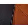 Autopotahy Škoda Octavia I, kožené EMBOSSY, dělené zadní sedadla, červené  + OPTIK utěrka 20x20 cm Smart Microfiber zdarma