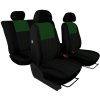 Autopotahy Škoda Octavia II, Tuning Duo, vzadu dělené, bez zadní lok.opěrky, zelenočerné  + OPTIK utěrka 20x20 cm Smart Microfiber zdarma v hodnotě 199,-Kč