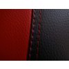 Autopotahy Volkswagen Amarok, od r. 2009-2016, kožené EXCLUSIVE černovínové  + OPTIMÁL utěrka na auto i úklid Smart Microfiber zdarma