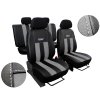 Autopotahy Ford C- MAX, od r. 2003-2010, 5 míst, kožené s alcantarou, GT světlešedé  + OPTIMÁL utěrka na auto i úklid Smart Microfiber zdarma